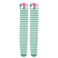 thumbnail image 4 of AWZXDE Long Socks Adult Striped Thigh High Socks With Bow Soft Stretchy Over Knee Socks For Daily And Outfit, 4 of 5