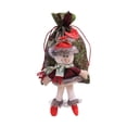 thumbnail image 1 of Bolsas con cordón de Navidad Regalos de Año Nuevo Almacenamiento de dulces Muñeca 3D Papá Noel Muñeco de nieve Elk Bolsillo Bolsa de fieltro Kits de decoración para fiestas Muñeco de nieve Ounissouiy HA069979-02B, 1 of 6