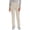 Heather Blonde Wood, variant on Women Scrub Pull-on Pant Mid Rise Tapered Leg Bottoms with 6 Pockets & Rib-knit Waistband DK135, XXS, Caribbean Blue
