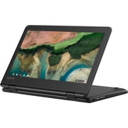 Restored Lenovo 300e Chromebook 11.6 Touchscreen 2-in-1 Laptop, Intel Celeron N4020, 4GB RAM, 32GB HD, Chrome OS, Black, 81MB0067US