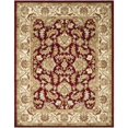 thumbnail image 2 of SAFAVIEH Heritage Valery Traditional Wool Area Rug, Red/Ivory, 8' x 10', 2 of 10