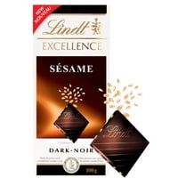 Lindt Excellence Sesame Dark Chocolate Bar