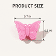 thumbnail image 2 of Butterfly Hair Clips, 100Pcs (2 Tubs of 50), Mini Butterfly Hair Clips, Women's Styling Tools, Women's Braiding DIY Accessories, 2 of 6