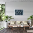 thumbnail image 5 of Silvia Vassileva 'Indigo Floral I' Outdoor Canvas 16x18, 5 of 5