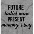 thumbnail image 2 of Future Ladies Man Cute Mommys Boy Youth T Shirt Tee Boys Infant Toddler Brisco Brands 4T, 2 of 5