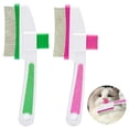 thumbnail image 2 of Pet Hair Removal Comb Flea Comb, 2025 Cat Grooming Brush with Release Button, 2 of 4