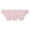 Pink, variant on 3 Pack Women Solid Seamless Sport Casual Panties Low Waist Half Brazilian Briefs 3PCS, XL, Green