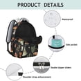 thumbnail image 4 of Stylish Mushroom Design Backpack for School and College, Spacious Bookbag with Laptop Sleeve, Comfortable Daily Carry Pack, Perfect Gift Idea for Students and Teens, 4 of 6