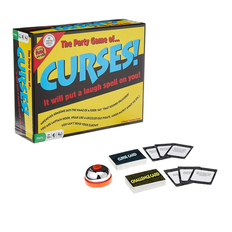 WorldWise Imports Curses! The Game - Fun Party Game - For Ages 14 and Up -  3-6 Players