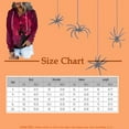 thumbnail image 3 of Femmes Halloween Sweat-Shirts Citrouille Impression Col Rond Pull à Manches Longues Oversize Pull-Overs Jaune XXL, 3 of 6