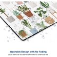 thumbnail image 5 of Mouse Pad, Square Personalized Computer Mouse Pads with House Plants Design, Washable Mouse Mat with Lycra Cloth, Office Home Non-Slip Rubber Base Mousepad, 5 of 6