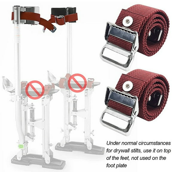 1 Pair Stilts Leg Band Straps Adjustable Comfort Loop Replacement Accessory Kit