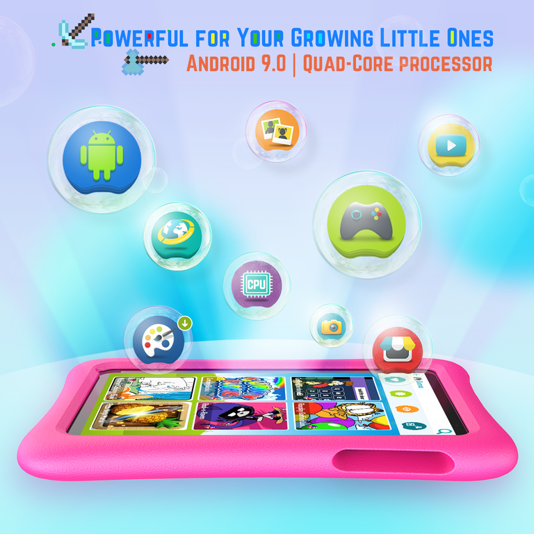 Vankyo 8 inch Kids Tablet, Android 9.0, 2GB RAM, 32GB, WiFi