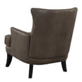 thumbnail image 5 of Pemberly Row Faux Suede Accent Chair with Nailhead Trim in Brown Bear, 5 of 5