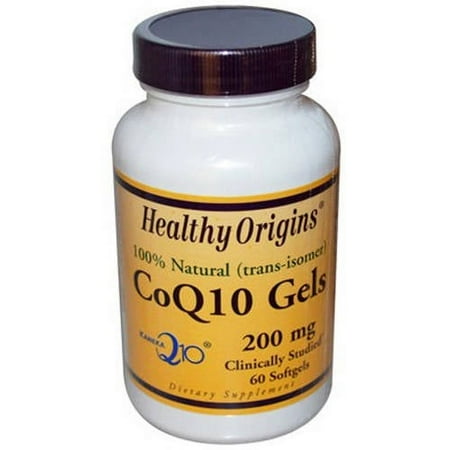 Healthy Origins CoQ10, Kaneka Q10, 100% Natural, 200mg, 60 CT
