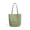 matcha green, variant on Genuine Leather Cowhide Tote Bag, Women's Retro Woven Bucket Purse with Pouch