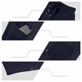 thumbnail image 7 of JTSRKL Men's Outdoor Cargo Shorts Solid Waffle Knit Drawstring Elastic Waist Multi Pocket Short Pants Lightweight Summer Beach Daily Casual Trunks Navy S, 7 of 7