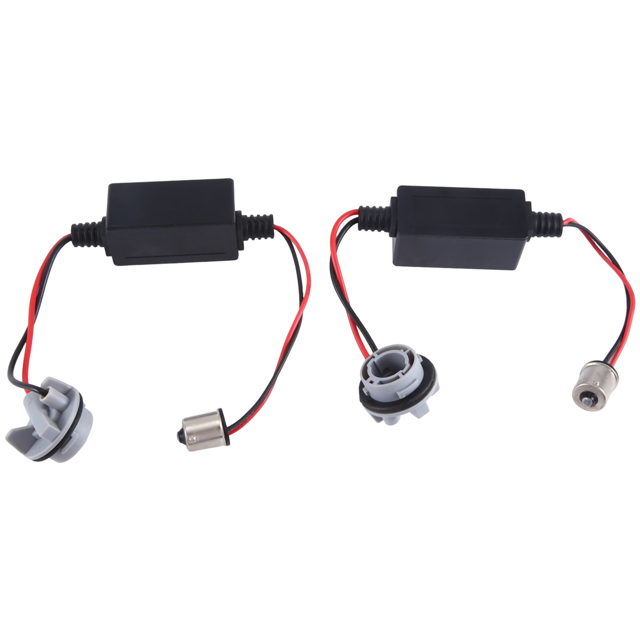 1156 Décodeur de Défaut de Lumière LED Lampe de Signal de Virage Éliminateur de Défaut Résistante Décodeur, 1 Paire de Décodeurs Faux