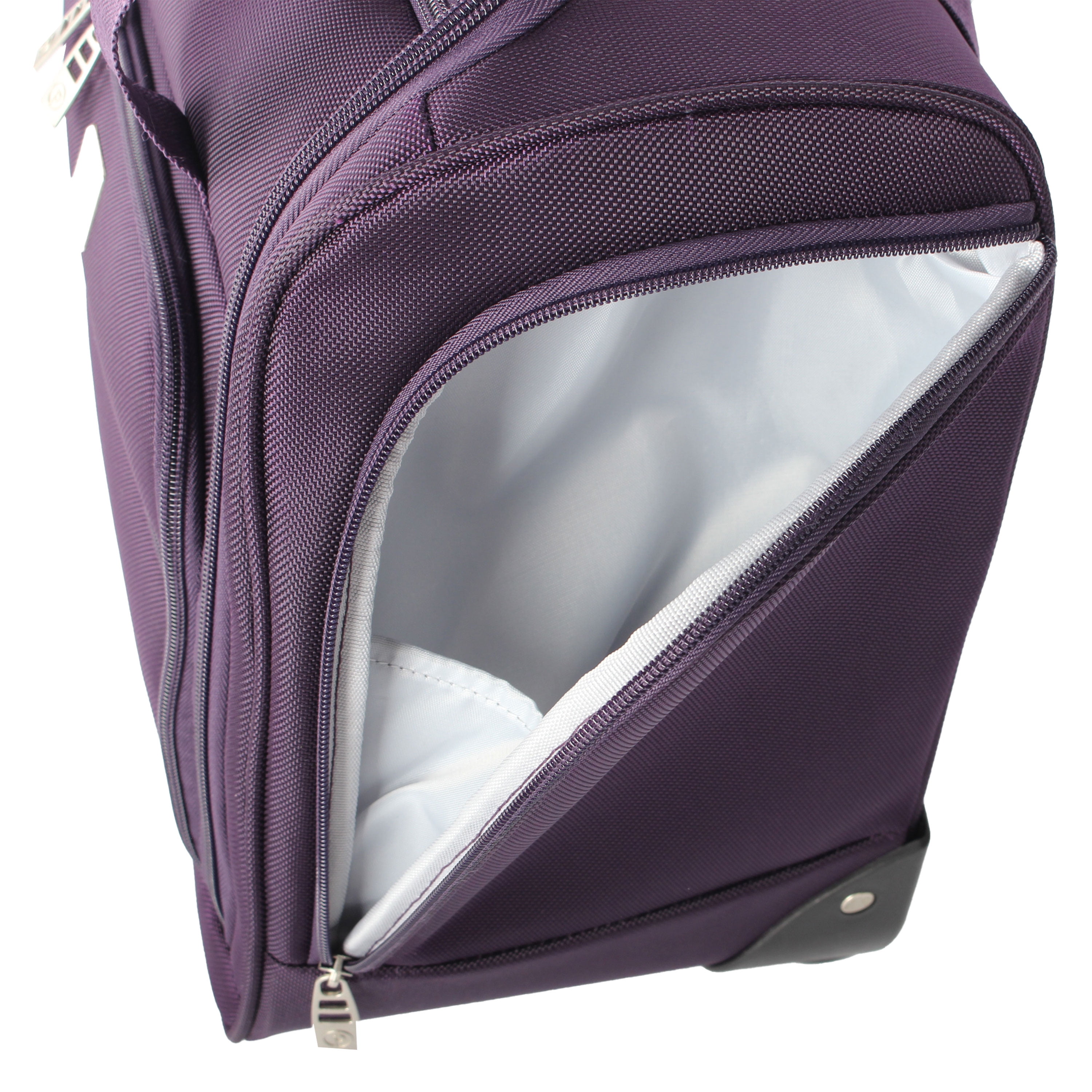 Protege, Arendale Soft Side 16” Under Seat Luggage, Purple