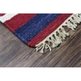 thumbnail image 2 of Kilim 05 8X11 Red Handwoven Wool Area Rug, 2 of 3