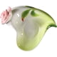 thumbnail image 4 of Juego de tazas de té y café de porcelana YONGSHENG HECHO a mano con platillo y cuchara diseño rosa, 4 of 5