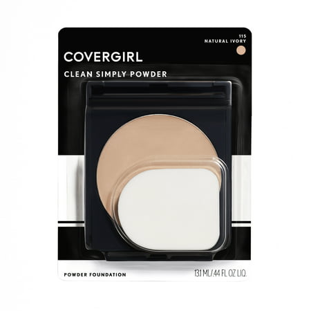 COVERGIRL Clean Simply Powder Foundation, 515 Natural (Best Drugstore Cream To Powder Foundation)