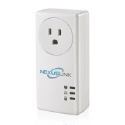 NexusLink Powerline G.hn Powerline Adapter | Pass-Through Outlet | 1200Mbps | Single Device | (GPL-1200PT)