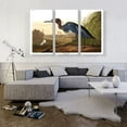 thumbnail image 2 of ARTCANVAS Little Blue Heron Canvas Art Print by John James Audubon - Size: 60" x 40" (0.75" Deep) (3-Piece), 2 of 9