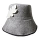thumbnail image 1 of Gorro de fieltro para sauna, accesorios para baño, buena absorción de agua, lavado a mano recomendado Gris, 1 of 9