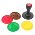thumbnail image 1 of juego de sellos para hornear, sellos para galletas con temática navideña, moldes de silicona para galletas, moldes para galletas, 1 of 2