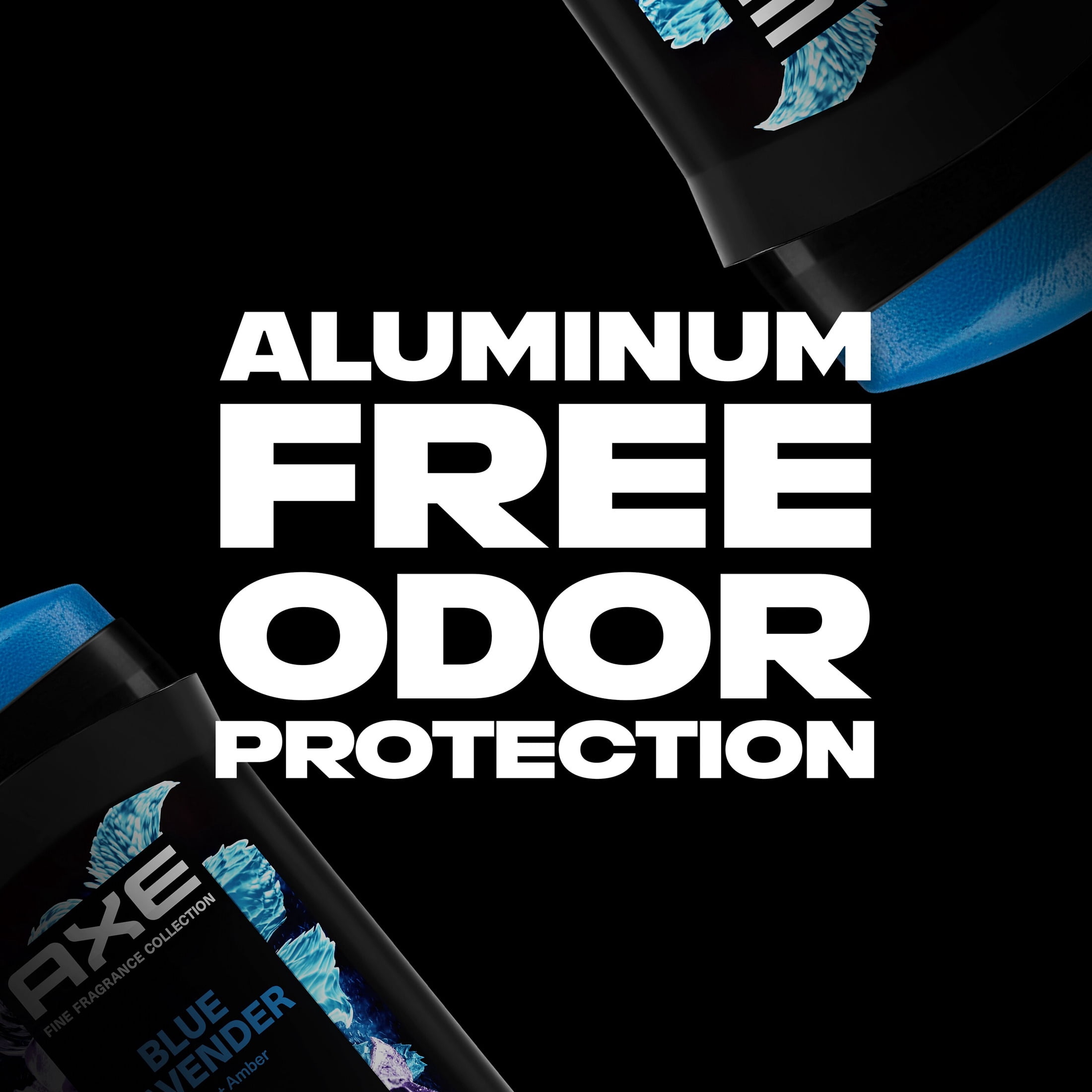 (3 pack) AXE Fine Fragrance Collection Deodorant Stick With 72H Freshness Blue Lavender With Mint + Amber Essential Oils Aluminum-Free, 3 oz
