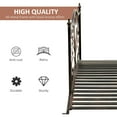 thumbnail image 6 of Outsunny 4’ Metal Arch Backyard Garden Bridge with Safety Siderails, Delicate Scrollwork, & Easy Assembly, Black Bronze, 6 of 6