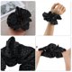 thumbnail image 3 of Ofertas Únicas 1 Pc Lazos de Denim Doble Capa Lazo de Cabello Elástico Grande Negro, 3 of 5