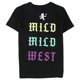 thumbnail image 2 of Camiseta gráfica Elevenparis Mens Mild Mild West negra L, 2 of 2