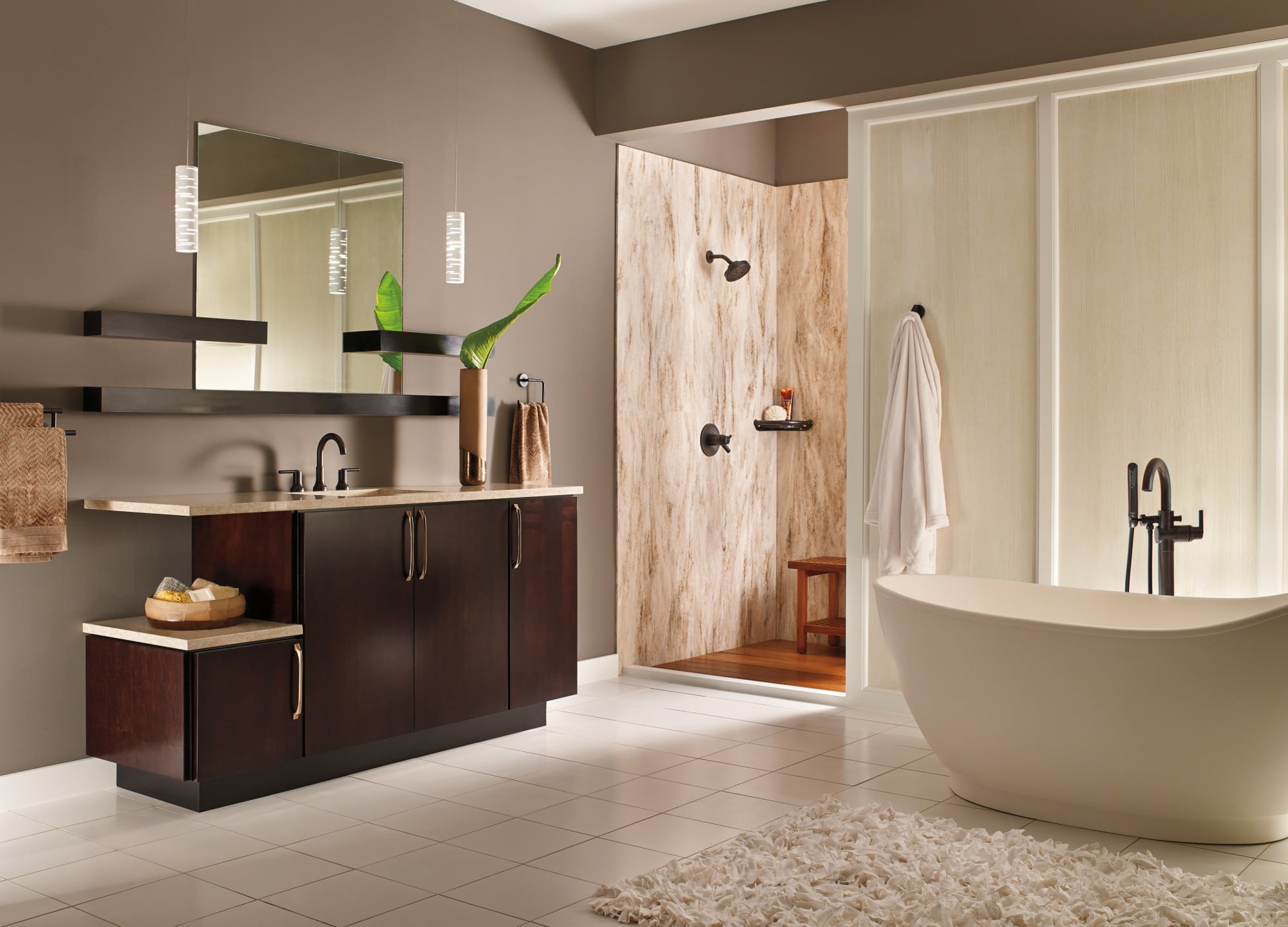 Delta Trinsic 24" Double Towel Bar, Matte Black