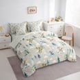 thumbnail image 4 of Feelyou Magic Dragon Teens Twin Bedding Sets 7-Piece, Kawaii Dino Animal Grey Bedding Comforter Set, Cartoon Cloud Stars Reversible Sheet Sets, Ultra Soft Bedroom Decor, 4 of 9