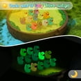 thumbnail image 6 of sixwipe 200 Pcs Luminous Mini Resin Ducks, 10 Colors Tiny Duck Glow in The Dark, Small Plastic Miniature Ducks Figures for Dollhouse Decor, Landscape Aquarium, Craft, Gifts Party Favors Toys, 6 of 7