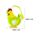 thumbnail image 2 of Nmdmisc Nursery Storage Solution Non-Woven Hand Storage Basket Rooster Shape Easter Bunny Basket Bag for Boys and Girls Modern Storage Basket for Toys -A, 2 of 3
