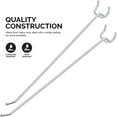 thumbnail image 2 of Neiko 53104A 8” Pegboard Hook Organizer Kit, 50 Pack, Hanging Hooks Set for Garage Organization, Great for Wall Hanging and Shelving, Tool Storage, Craft Organizing, 2 of 6