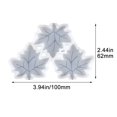 thumbnail image 4 of vlrwzc Maple Leaf Shape Silicone Mold Resin Casting Molds for Pendant Lollipop DIY Craft Tool Chocolate Cake Decoration Topper, 4 of 7