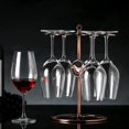 thumbnail image 4 of Soporte para copas de vino tinto, estante para copas, 6 soportes para vasos, soporte independiente para almacenamiento, organizador de tazas colgantes, soporte para copas de vino, 4 of 5