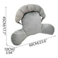 thumbnail image 3 of LEHOZIHEQ Reading Pillow, Super Soft Backrest Reading Bed Rest Pillow, Adult Back-Rest Support Cushion, for Sit Up on Couch, Sofa, and Floor, Dorm Essentials, 3 of 5