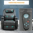 thumbnail image 3 of HOMCOM Massage Chair Full-Body, USB Charger, Massage Recliner Chair, 3 of 9