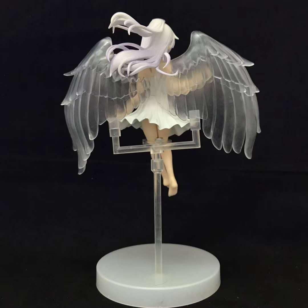 New Angel Beats! Figure, Standing Angel Wings Tachibana Kanade Action Figures 15cm/5.9inch PVC Character Figurine Model Collectible Handicrafts for Anime Fans Gift