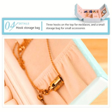 New Jewelry Box Samt Grosse Ohrringe Ring Halskette Aufbewahrungskoffer Walmart Canada