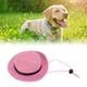 thumbnail image 4 of M Buder Sombrero Vaquero para Mascotas Lindo y Divertido Disfraz Occidental Ajustable para Gatos y Perros Pequeños Ideal para Fiestas Cumpleaños y Uso Diario Color Rosa y Material Transpirable, 4 of 9