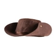 thumbnail image 2 of Baby Hat Kids Wide Brim Western Cowboy Hat Outdoor Adventure Riding Brown L, 2 of 5