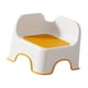 thumbnail image 1 of Taburete de baño para niños, ligero, portátil, banco de ducha ergonómico con respaldo Naranja, 1 of 9