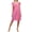 Rosy Pink, variant on Women's Shadowline 36123 Cameo Nylon Tricot Short Sleeve 40 Inch Waltz Gown (Rosy Pink M)