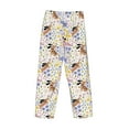 thumbnail image 4 of Kdxio Floral Puppy Print Men's Sleep Pajama Pant Lounge Pants with Pockets, 4 of 8
